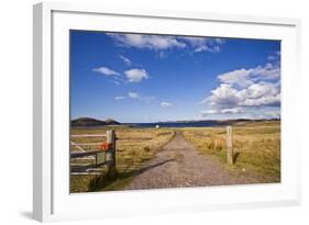 Dirt Track Leading through Fields,Poolewe, Scotland, United Kingdom-Stefano Amantini-Framed Photographic Print