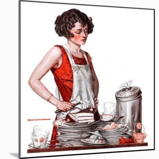 "Dirty Dishes,"February 23, 1924-Walter Beach Humphrey-Mounted Giclee Print