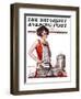 "Dirty Dishes," Saturday Evening Post Cover, February 23, 1924-Walter Beach Humphrey-Framed Giclee Print