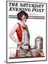 "Dirty Dishes," Saturday Evening Post Cover, February 23, 1924-Walter Beach Humphrey-Mounted Giclee Print