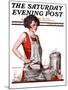 "Dirty Dishes," Saturday Evening Post Cover, February 23, 1924-Walter Beach Humphrey-Mounted Giclee Print