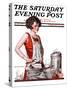 "Dirty Dishes," Saturday Evening Post Cover, February 23, 1924-Walter Beach Humphrey-Stretched Canvas