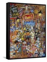 Dirty Dog Saloon-Bill Bell-Framed Stretched Canvas