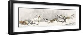 Dirty Dogs Of Paris I-Boris O'Klein-Framed Premium Giclee Print