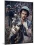 Dirty, Exhausted Looking US Marine on Patrol with His Squad Near the DMZ During the Vietnam War-Larry Burrows-Mounted Photographic Print