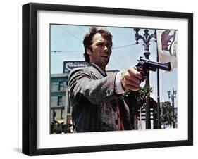 Dirty Harry, Clint Eastwood, 1971-null-Framed Photo