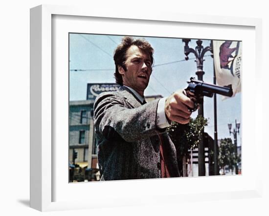 Dirty Harry, Clint Eastwood, 1971-null-Framed Photo