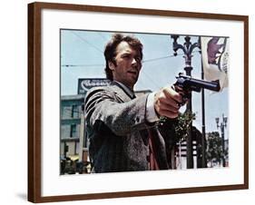 Dirty Harry, Clint Eastwood, 1971-null-Framed Photo