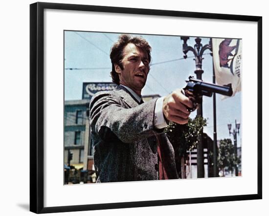 Dirty Harry, Clint Eastwood, 1971-null-Framed Photo