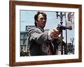 Dirty Harry, Clint Eastwood, 1971-null-Framed Photo