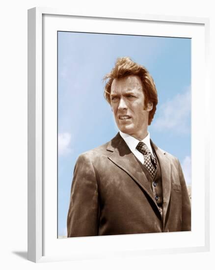 DIRTY HARRY, Clint Eastwood, 1971-null-Framed Photo