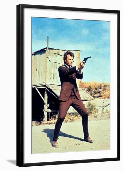 Dirty Harry, Clint Eastwood, 1971-null-Framed Photo