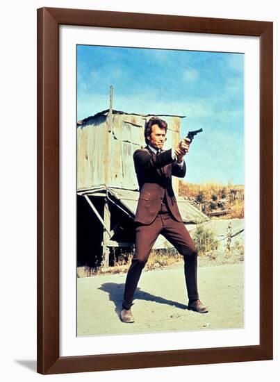 Dirty Harry, Clint Eastwood, 1971-null-Framed Photo