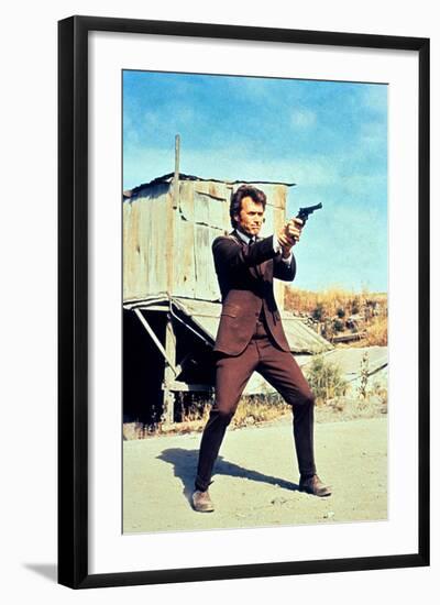 Dirty Harry, Clint Eastwood, 1971-null-Framed Photo