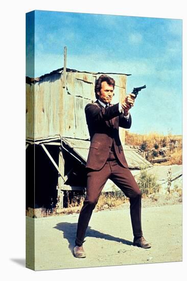 Dirty Harry, Clint Eastwood, 1971-null-Stretched Canvas