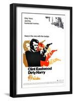 Dirty Harry, Clint Eastwood, 1971-null-Framed Art Print