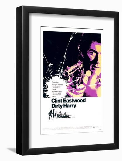 Dirty Harry - Movie Poster Reproduction-null-Framed Photo