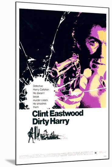 Dirty Harry - Movie Poster Reproduction-null-Mounted Photo