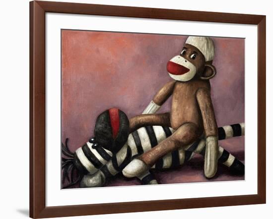 Dirty Socks Playing Dirty-Leah Saulnier-Framed Giclee Print