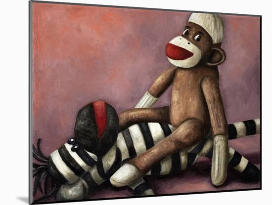 Dirty Socks Playing Dirty-Leah Saulnier-Mounted Giclee Print