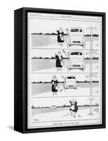 Dirty Work at the Crossroads by William Heath Robinson-W. Heath Robinson-Framed Stretched Canvas