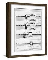 Dirty Work at the Crossroads by William Heath Robinson-W. Heath Robinson-Framed Art Print