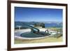 Disappearing Gun and Auckland Skyline-Ian-Framed Photographic Print