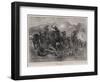 Disaster!, a Gallant Effort to Save the Guns-John Charlton-Framed Giclee Print