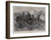 Disaster!, a Gallant Effort to Save the Guns-John Charlton-Framed Giclee Print