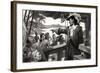 Disaster in Darien-Ralph Bruce-Framed Giclee Print