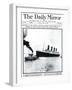 Disaster to the Titanic: Worlds Largest Ship Collides with Iceberg During Her Maiden Voyage-null-Framed Photographic Print