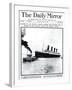 Disaster to the Titanic: Worlds Largest Ship Collides with Iceberg During Her Maiden Voyage-null-Framed Photographic Print