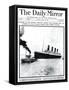 Disaster to the Titanic: Worlds Largest Ship Collides with Iceberg During Her Maiden Voyage-null-Framed Stretched Canvas