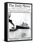 Disaster to the Titanic: Worlds Largest Ship Collides with Iceberg During Her Maiden Voyage-null-Framed Stretched Canvas