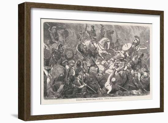 Disastrous Athenian Expedition to Sicily-Hermann Vogel-Framed Art Print