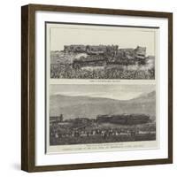 Disastrous Collision on the Paris, Lyons, and Mediterranean Railway, Near Dijon-null-Framed Giclee Print