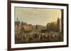 Disbanding of the City Guard Mercenaries by Prince Maurice on the Neude at Utrecht, 31 July-Joost Cornelisz Droochsloot-Framed Premium Giclee Print