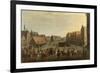 Disbanding of the City Guard Mercenaries by Prince Maurice on the Neude at Utrecht, 31 July-Joost Cornelisz Droochsloot-Framed Premium Giclee Print