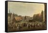 Disbanding of the City Guard Mercenaries by Prince Maurice on the Neude at Utrecht, 31 July-Joost Cornelisz Droochsloot-Framed Stretched Canvas