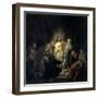 Disbelief of Apostle Thomas-Rembrandt van Rijn-Framed Giclee Print