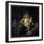 Disbelief of Apostle Thomas-Rembrandt van Rijn-Framed Giclee Print