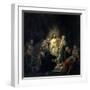 Disbelief of Apostle Thomas-Rembrandt van Rijn-Framed Giclee Print