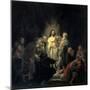 Disbelief of Apostle Thomas-Rembrandt van Rijn-Mounted Giclee Print