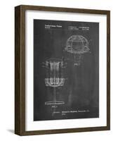 Disc Golf Basket Patent-Cole Borders-Framed Art Print