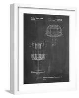 Disc Golf Basket Patent-Cole Borders-Framed Art Print