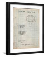 Disc Golf Basket Patent-Cole Borders-Framed Art Print