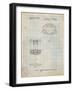 Disc Golf Basket Patent-Cole Borders-Framed Art Print