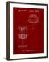 Disc Golf Basket Patent-Cole Borders-Framed Art Print