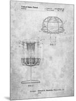 Disc Golf Basket Patent-Cole Borders-Mounted Art Print