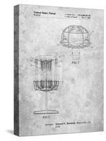 Disc Golf Basket Patent-Cole Borders-Stretched Canvas